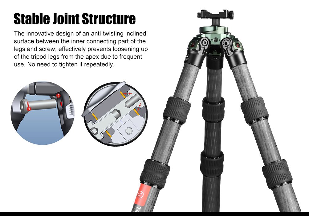SUNWAYFOTO T4030CSI Tripod Carbon Fiber