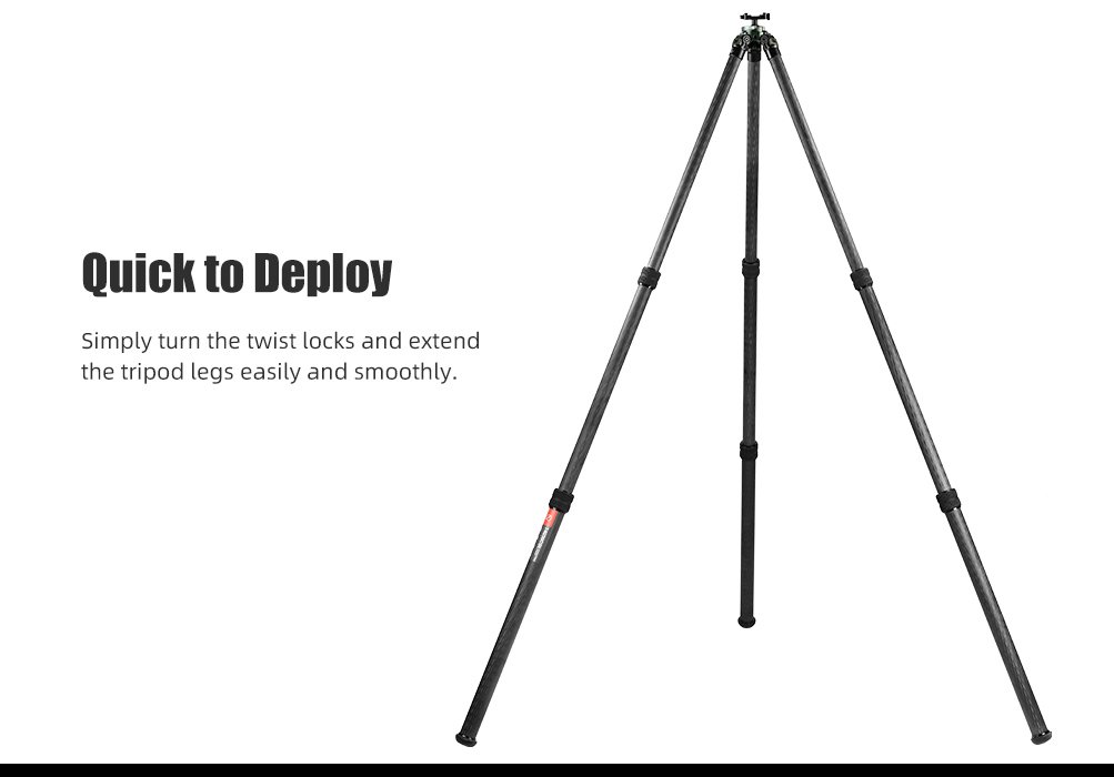 SUNWAYFOTO T4030CSI Tripod Carbon Fiber