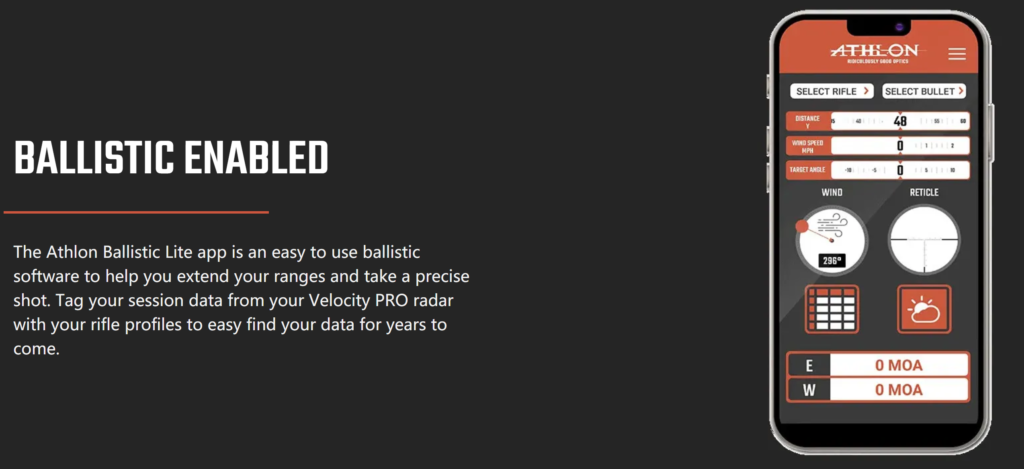 Athlon Optics Rangecraft Velocity PRO Radar Chronograph