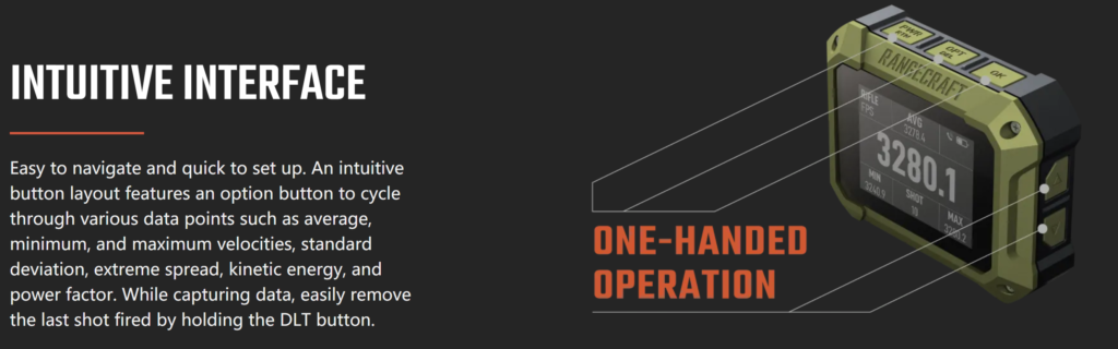 Athlon Optics Rangecraft Velocity PRO Radar Chronograph