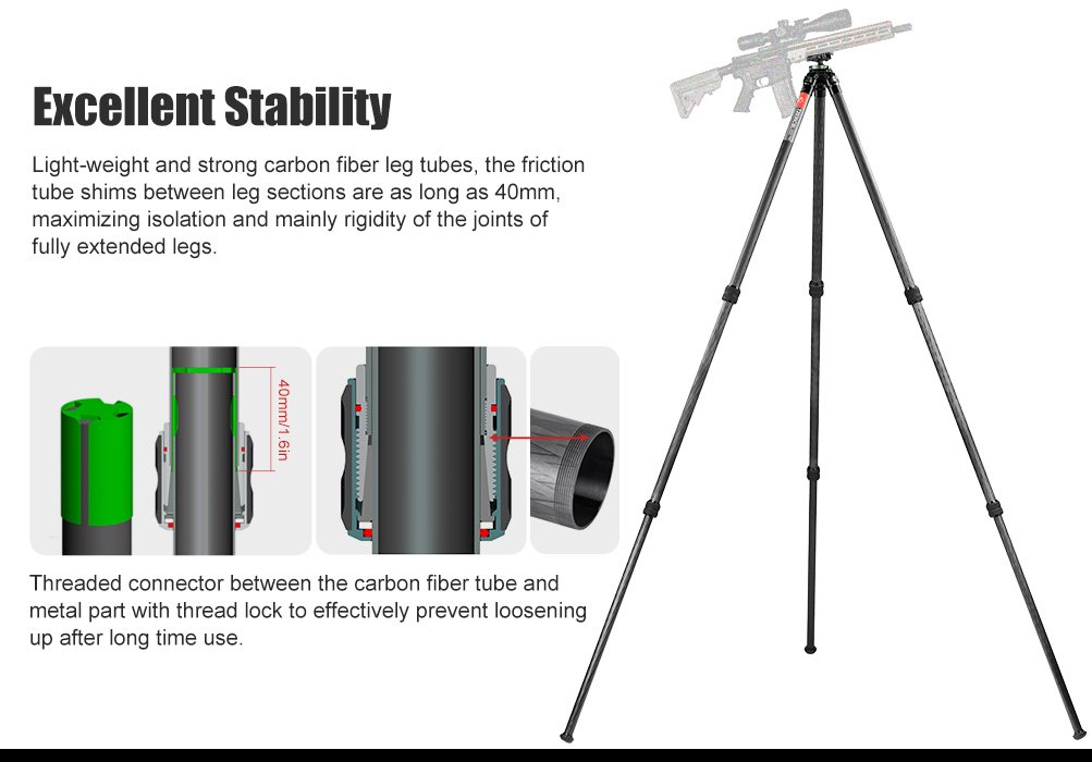 SUNWAYFOTO T2830CSL-D Carbon Fiber Tripod with Inverted Ball Head