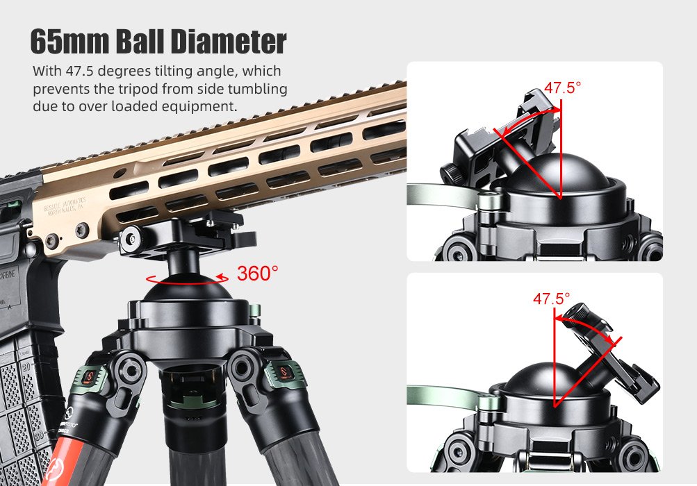 SUNWAYFOTO T3640CS-D Tripod Carbon Fiber