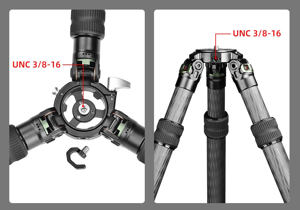 SUNWAYFOTO T4020CMLI Carbon Fiber Tripod