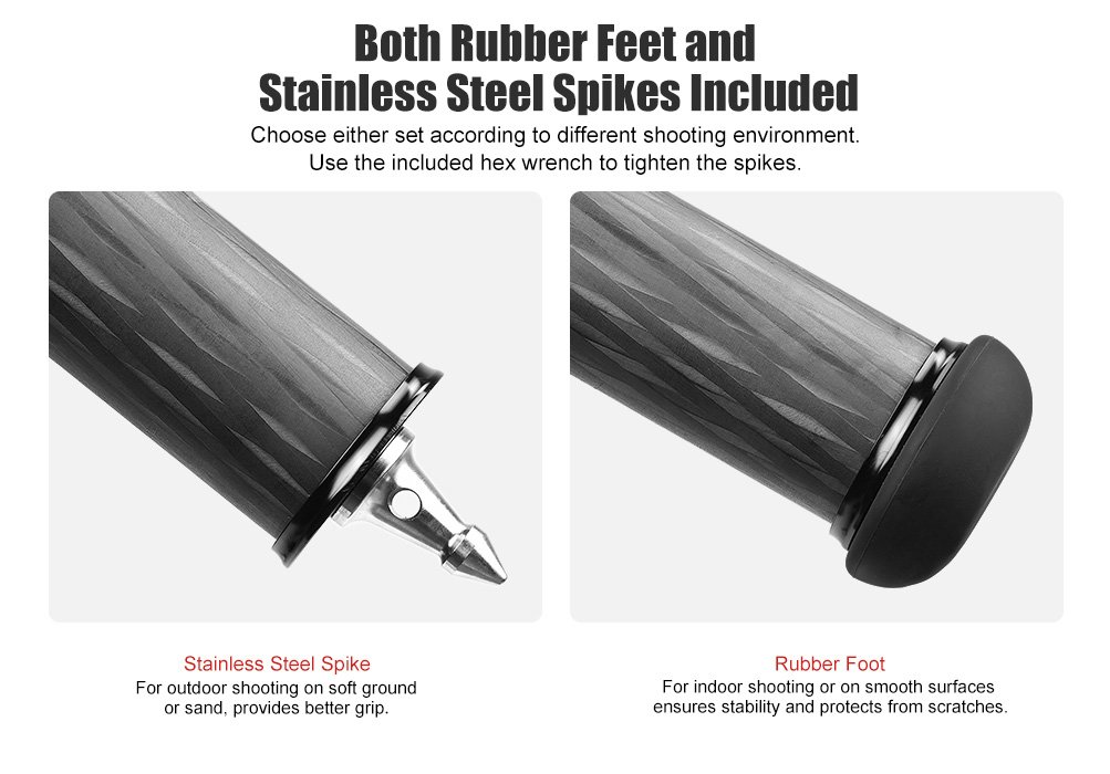 SUNWAYFOTO T4020CMLI Carbon Fiber Tripod