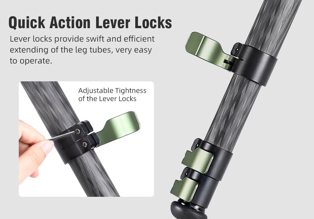 SUNWAYFOTO TL3240CS-D Carbon Fiber Tripod